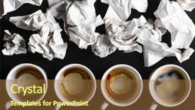  Presentation with full page business - Beautiful slide set featuring office space - business creativity concept empty backdrop and a tawny brown colored foreground