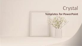  Presentation with copy space - PPT layouts consisting of office-table-shelf-with-empty background and a lemonade colored foreground