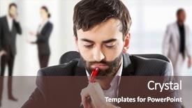  Presentation with find - Presentation design enhanced with office trying to find background and a  colored foreground