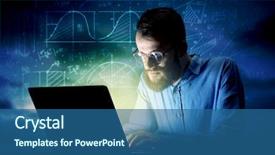  Presentation with blue night - PPT layouts having mathematic charts in the background background and a ocean colored foreground