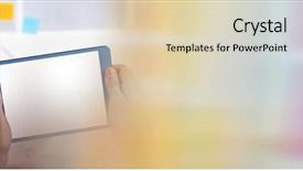  Presentation with rainbow - Cool new presentation theme with office with blurry rainbow transition backdrop and a  colored foreground