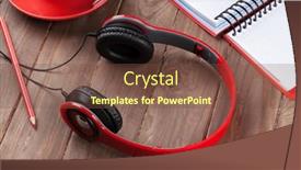  Presentation with wooden desk cup - 