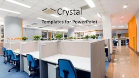  Presentation with work place violence - PPT layouts with office work place background and a light gray colored foreground