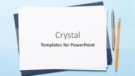  Presentation with goals - PPT layouts with office-workplace-table-with-blank background and a pink colored foreground