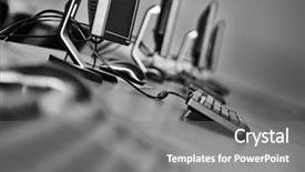  Presentation with transportation brand new cars - Amazing slides having office workstations - brand new computer with tft backdrop and a gray colored foreground