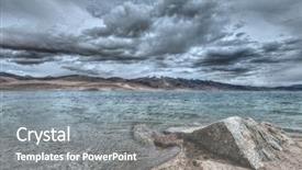  Presentation with wetland - Slides having official name tsomoriri wetland conservation background and a gray colored foreground