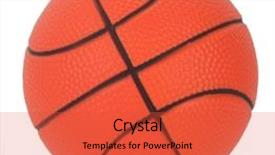  Presentation with pets - Theme consisting of officiating games - basketball ball toy for pets background and a red colored foreground