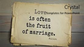  Presentation with old testament - Colorful presentation design enhanced with often the fruit of marriage backdrop and a mint green colored foreground