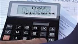  Presentation with bills - Slides consisting of oh-help-calculator-bills background and a light blue colored foreground