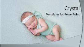  Presentation with flowery - Cool new PPT layouts with oh her side wearing greenish backdrop and a sky blue colored foreground