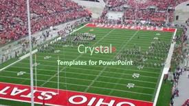  Presentation with band - Cool new presentation design with ohio-state-band-does-script backdrop and a tawny brown colored foreground