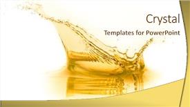  Presentation with orange juice - Beautiful PPT layouts featuring oil - orange juice splash isolated backdrop and a cream colored foreground