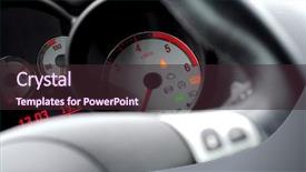  Presentation with motor oil - Amazing slides having motor oil - sport's car dashboard backdrop and a wine colored foreground