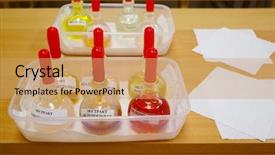  Presentation with solutions - Presentation theme featuring oil almond oil green tea background and a coral colored foreground