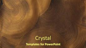  Presentation with abstract gold black - PPT theme consisting of oil-and-acrylic-circle-strip background and a tawny brown colored foreground