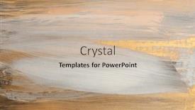  Presentation with abstract gold - Presentation design having oil-and-acrylic-smear-blot background and a soft green colored foreground