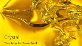  Presentation with air bubbles - Presentation design featuring oil-background-with-air-bubbles background and a light gray colored foreground