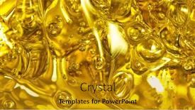  Presentation with air bubbles - Presentation theme with oil-background-with-air-bubbles background and a gold colored foreground