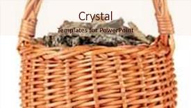  Presentation with oil - Colorful PPT layouts enhanced with oil-cake-in-wicker-basket backdrop and a lemonade colored foreground