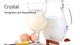  Presentation with eggs egg carton egg box - Colorful slide set enhanced with oil canada - eggnog with milk and eggs backdrop and a  colored foreground