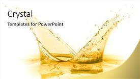  Presentation with orange juice - Slide deck enhanced with party holidays celebration nightlife and background and a  colored foreground.