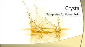  Presentation with orange juice - Cool new slide set with orange juice splash isolated on white background backdrop and a white colored foreground