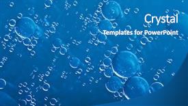  Presentation with oil drops - Cool new presentation with oil drops backdrop and a teal colored foreground