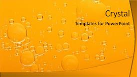  Presentation with oil drops - Presentation theme having oil drops background and a  colored foreground