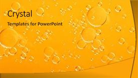  Presentation with oil drops - PPT layouts with oil drops background and a light gray colored foreground