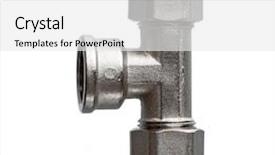  Presentation with water supply system - Cool new theme with oil faucet - fittings for water supply system backdrop and a white colored foreground