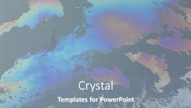  Presentation with disaster - PPT layouts having oil-film-on-sea-water background and a seafoam green colored foreground