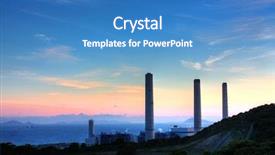  Presentation with hongkong - Presentation design consisting of young couple having fun while pillow fighting in white bad background and a sky blue colored foreground