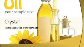  Presentation with sunflower sunflower sunflower sunflower sunflower - Amazing slide set having oil in jars and sunflower backdrop and a blonde colored foreground