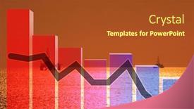  Presentation with oil industry - Cool new slides with oil-industry-decline-concept backdrop and a tawny brown colored foreground
