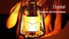  Presentation with lantern - Audience pleasing presentation consisting of oil lamps - lantern in hands backdrop and a tawny brown colored foreground