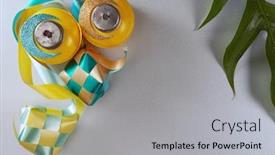  Presentation with oil lamp - Presentation enhanced with oil-lamp-or-pelita background and a light gray colored foreground