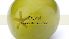  Presentation with olive green - PPT theme having oil oliva - green olive fruit isolated background and a  colored foreground