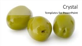  Presentation with guava fruits fresh green fruit - PPT layouts consisting of oil oliva - green olives fruits isolated background and a  colored foreground
