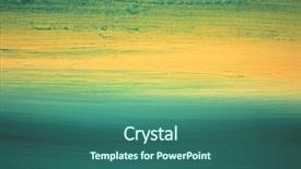  Presentation with abstract art - PPT theme enhanced with oil sand - abstract painted background hand painted background and a ocean colored foreground