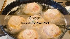  Presentation with scotch - Beautiful slide deck featuring oil scotland - deep frying scotch eggs backdrop and a  colored foreground