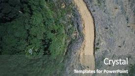  Presentation with deforestation - PPT theme with oil scotland - deforestation environmental problem logging background and a dark gray colored foreground