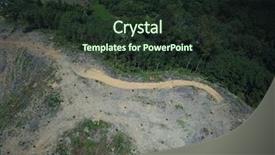  Presentation with deforestation - Audience pleasing PPT theme consisting of oil scotland - deforestation environmental problem logging backdrop and a tawny brown colored foreground