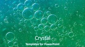  Presentation with oil and water chemical - Slides with oil soils on water surface background and a  colored foreground