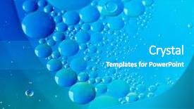  Presentation with oil - Presentation enhanced with oil soils on water surface background and a  colored foreground