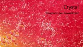  Presentation with oil and water chemical - Colorful PPT theme enhanced with oil soils on water surface backdrop and a red colored foreground