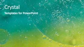  Presentation with oil - Amazing slides having oil soils on water surface backdrop and a ocean colored foreground