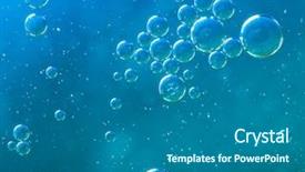  Presentation with oil water waste - Slides with oil soils on water surface background and a gray colored foreground