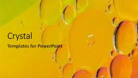  Presentation with oil water waste - Audience pleasing PPT theme consisting of oil soils on water surface backdrop and a  colored foreground