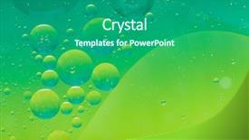  Presentation with oil in water - PPT layouts with oil soils on water surface background and a  colored foreground