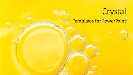  Presentation with oil - Audience pleasing PPT layouts consisting of oil soils on water surface backdrop and a light gray colored foreground